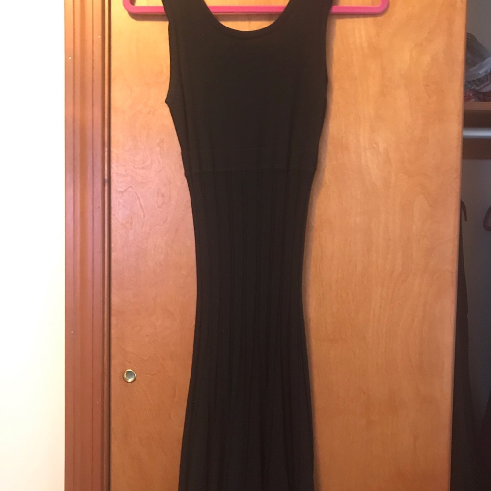 Mid-length sweater dress